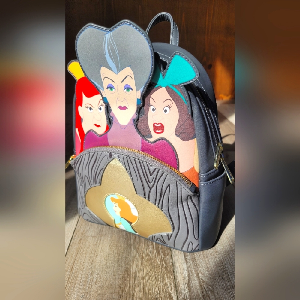Disney vilains cendrillon minibackpack loungefly